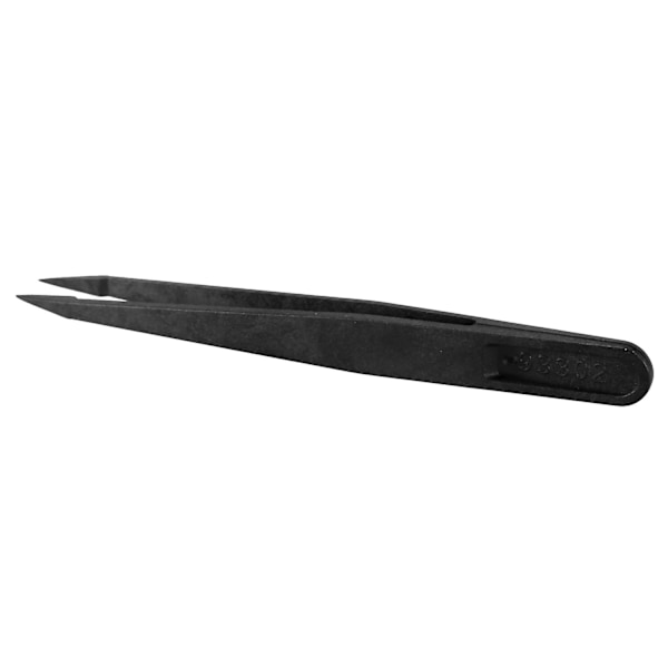 10 kpl Musta Muovikärkinen Antistaattinen Pinsetti 12cm Pituus