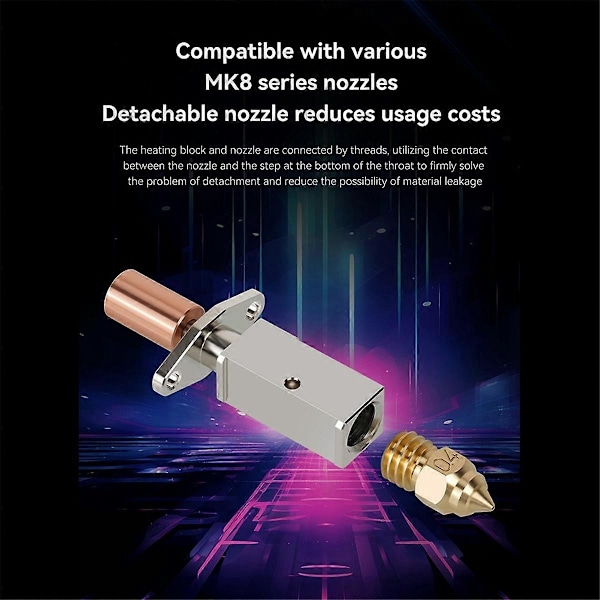 For K1/ K1 Max Oppgradering Hotend Kit Keramisk Varmeplate 550C Rask Utskrift for K1 K1MAX - Extrud