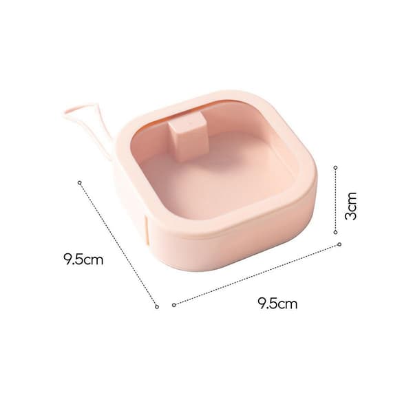 2 stk. Hårstrikk Organizer, bærbar Reise Qtip Holder, Baderom Oppbevaring Organizer Qtip Dispenser Bomull