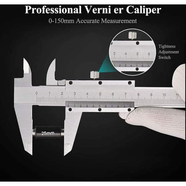 Professionel rustfri stål skydelære 150 mm præcision digital rustfri stål mikrometer skydelære værktøj