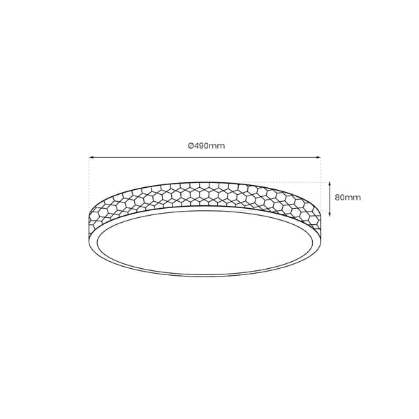 LOFTLAMPE BLANK LED AMBER MILAGRO ML7448