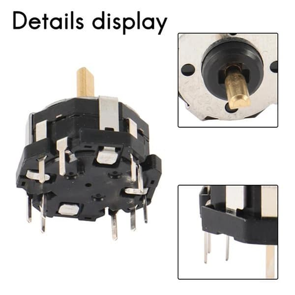 RKJXT1F42001 4-vejs kontakt Bilnavigationsencoder Tast Rocker-kontakt med trykknap Encoder 5 stk