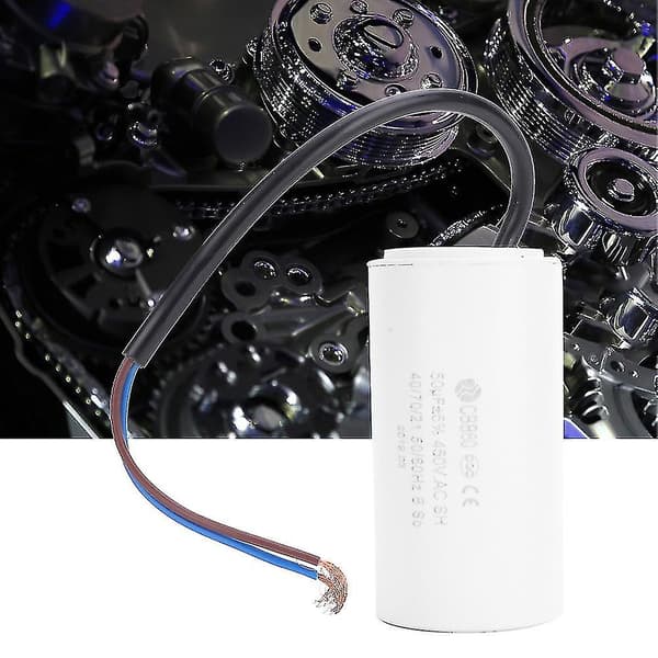 Cbb60 Motor Start Kondensator 450v 50uf Microfarad Kondensator Ledningskabel