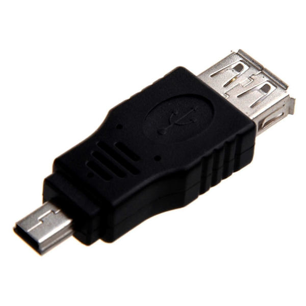 USB A Hona Till Mini USB B 5 Stift Hane Adapter