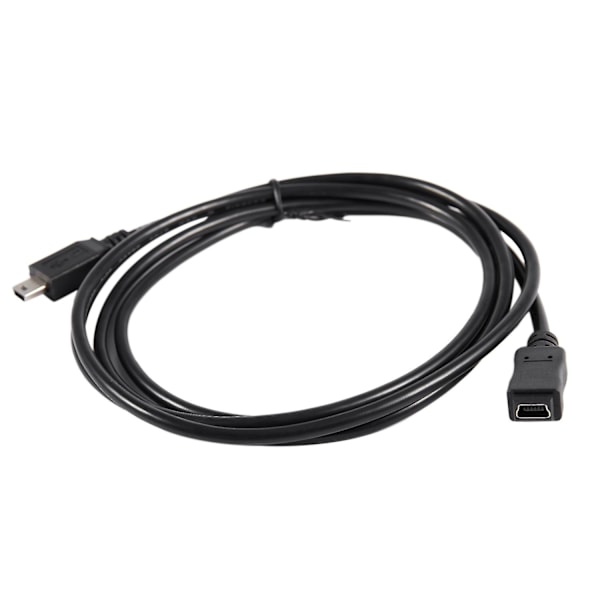 1,5m Mini USB B 5-polet Han til Hun Forlængerkabel Adapter Sort