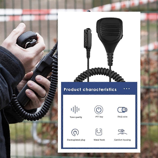 Högkvalitativ IP54 Vattentät Portabel Högtalare Mikrofon Mic För Motorola e STP9000
