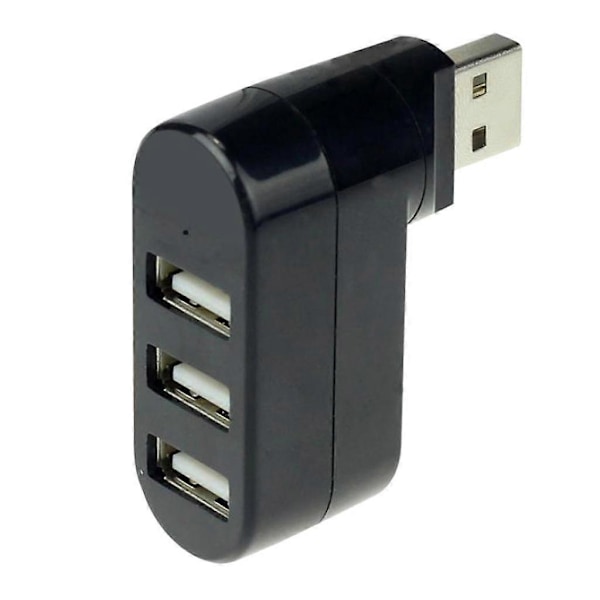 USB-jakaja-adapteri nopea tiedonsiirto, musta