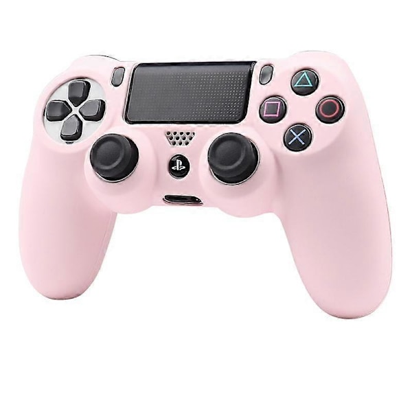 Vaaleanpunainen pehmeä silikoninen suojakotelo PS4-ohjaimelle, peliohjaimen kuori, videopelitarvikkeet PS4-joystick-koteloille 2024THO