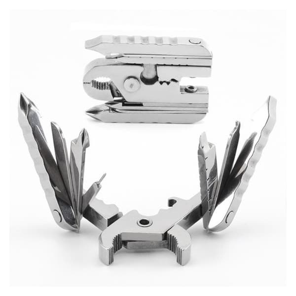 15-in-1 Keychain Multi-tool with Pliers and Screwdriver