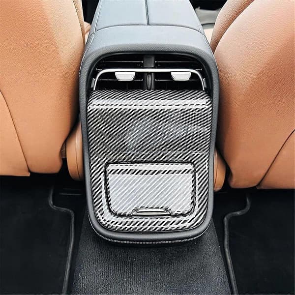 Kolfiber Bakre Luftventilutloppsskydd för - E-Class W214 E260 E300 2024+ Luftkonditioneringsventil Trim Panel