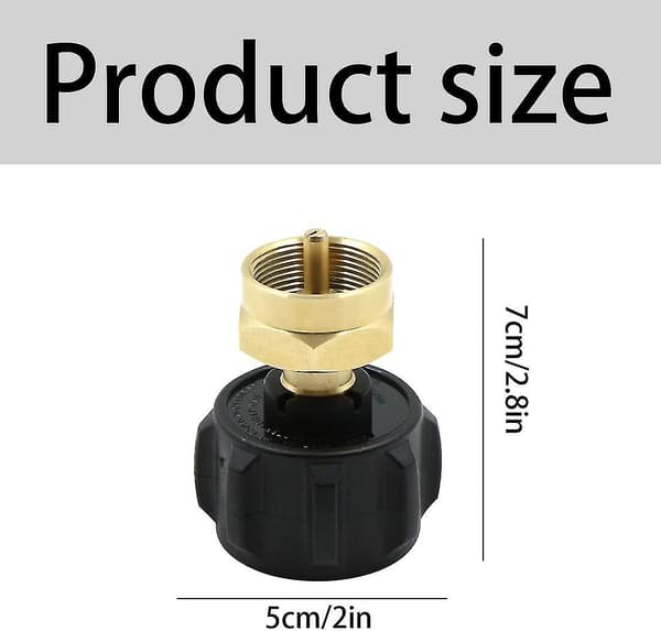 Camping Gas Cylinder Adapter Gas Conversion Head Nozzle Connector