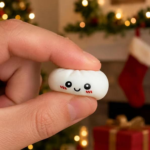 Adventskalender 2026, 24-dagers nedtelling til jul, 24 overraskende dumpling squishy-leker