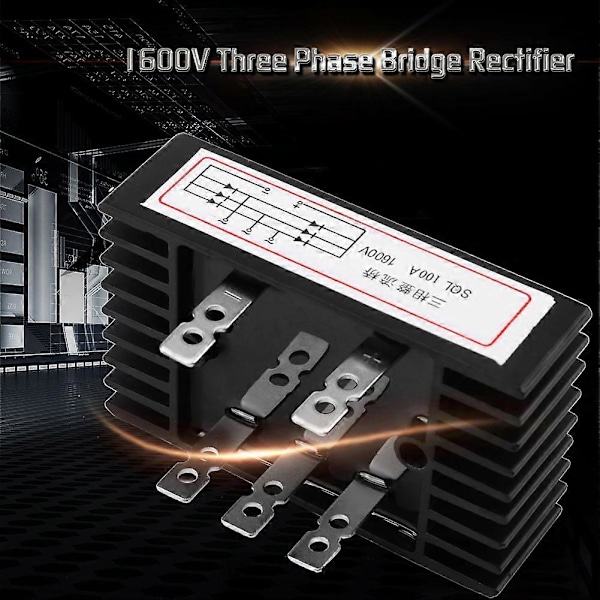 SQL100A 1600V Trefaset Diode Bro Ensretter AC til DC