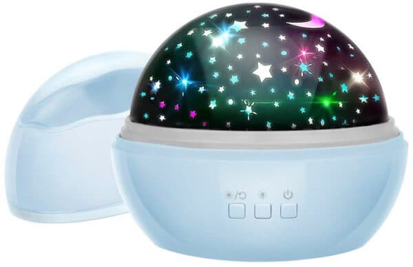 Night Lamp Galaxy Projector | Star Projector | Interchangeable Motif Blue