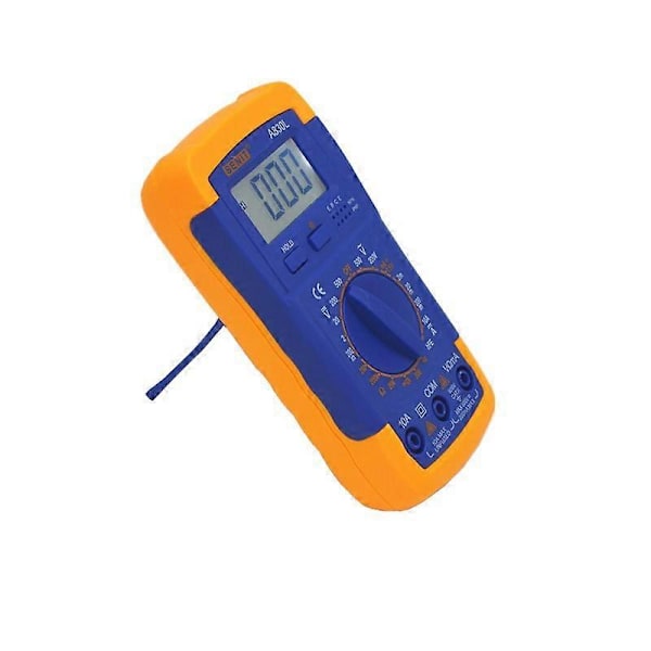 Digitalt Multimeter Elektrisk Tester til Voltmeter Amperemeter Ohmmeter Spændingsdetektor med LCD-display Macaron