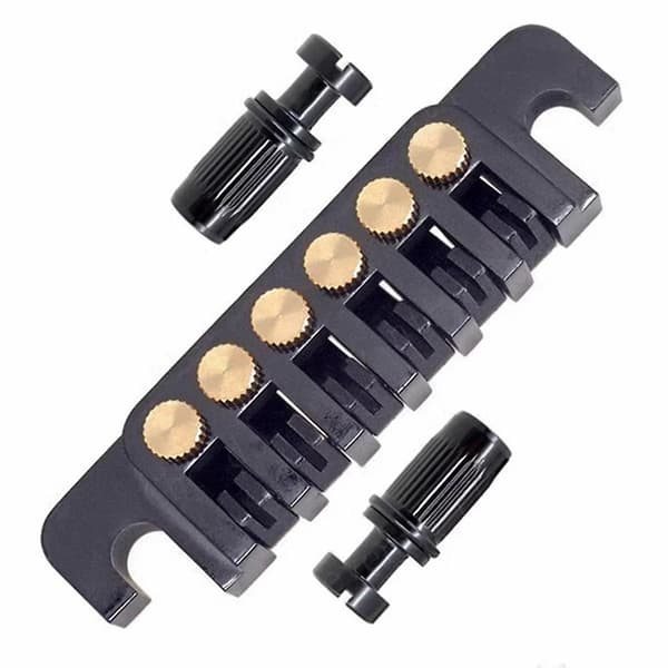 LP Elektrisk Guitar -6 Bro Ramme Stop Stang 70'er Bro Tailpiece Tailpiece String Code LP/SG/ES/,Si