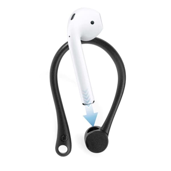 AirPods Hooks Earhooks Silicone Earhooks Black