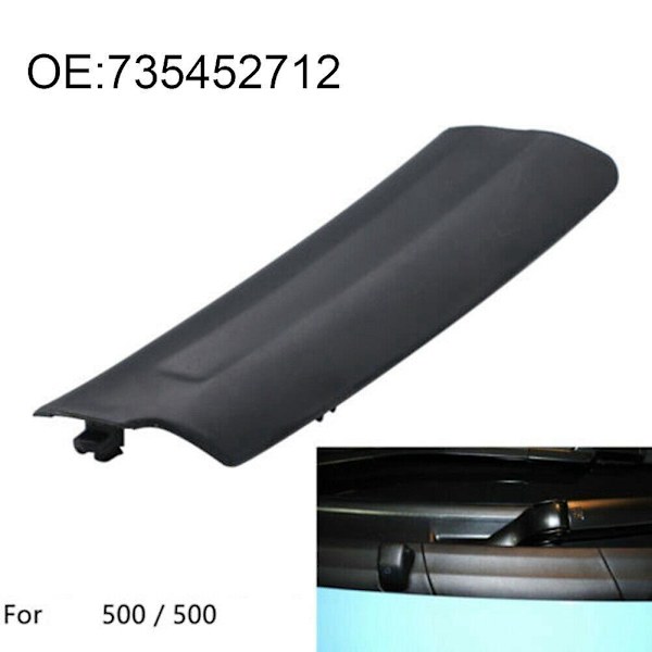 Bil Vindusvisker Scuttle Panel Trim Deksel for 500 E5K8 735452712 735452714 Auto Eksteriør Dekor