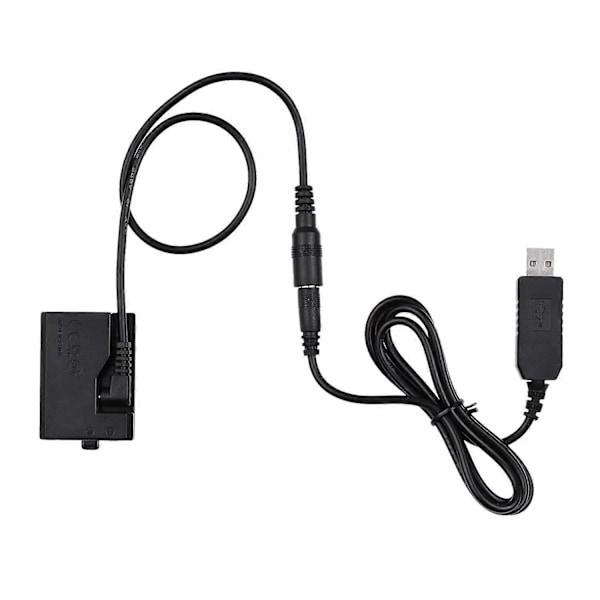 -E10 5V USB Dummy Batteri DC Kobler Adapter (Erstatning for LP-E10) for Rebel T3/T5/T6/T7/T100