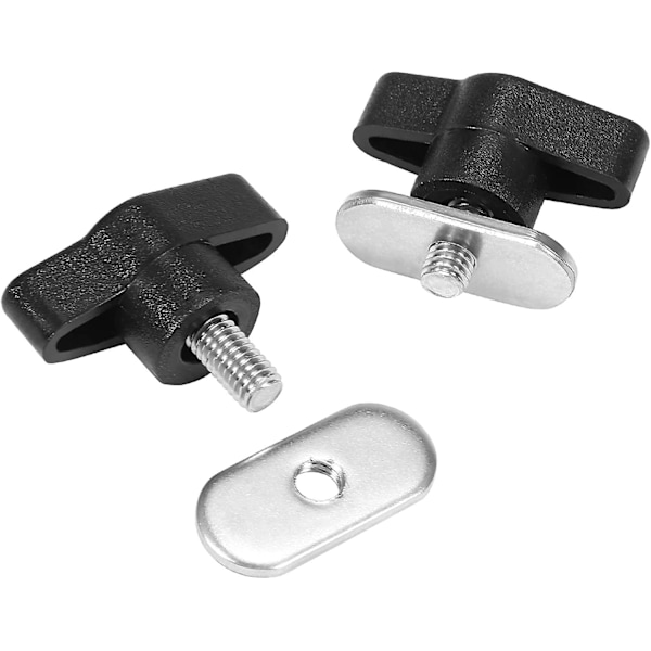 6 Sæt Kajak Skruer Møtrikker Hardware Til Skinne Kano Kajak Spor Monteringssystem Fiskebåd Tilbehør