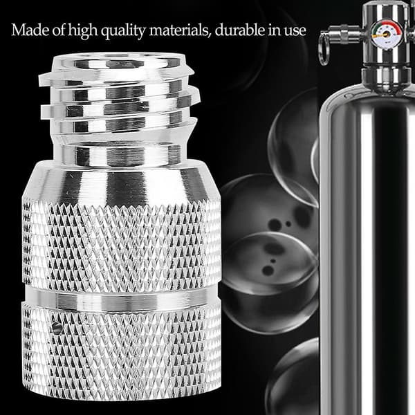 CO2 Cylinder Adapter til SodaStream TR21-4 Hantråd til G1/2 Type30 Huntråd