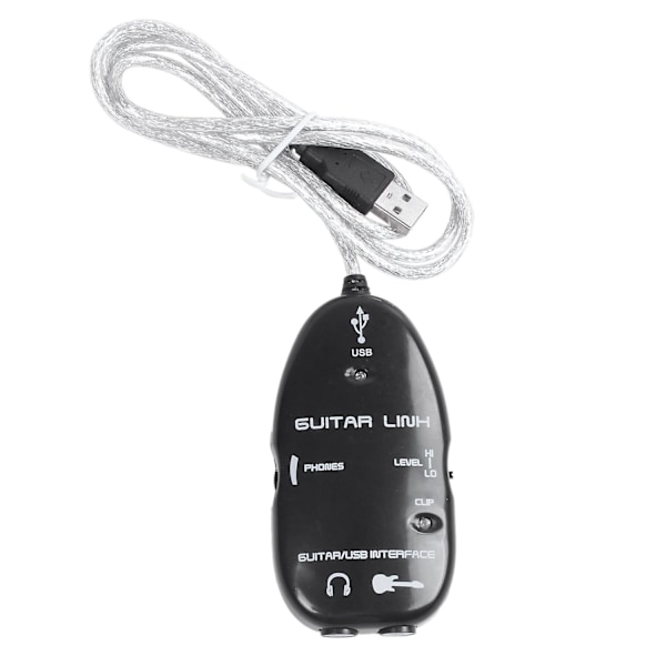 Gitarr till USB-gränssnittslänkadapter / PC-inspelning CD-studio Laptop