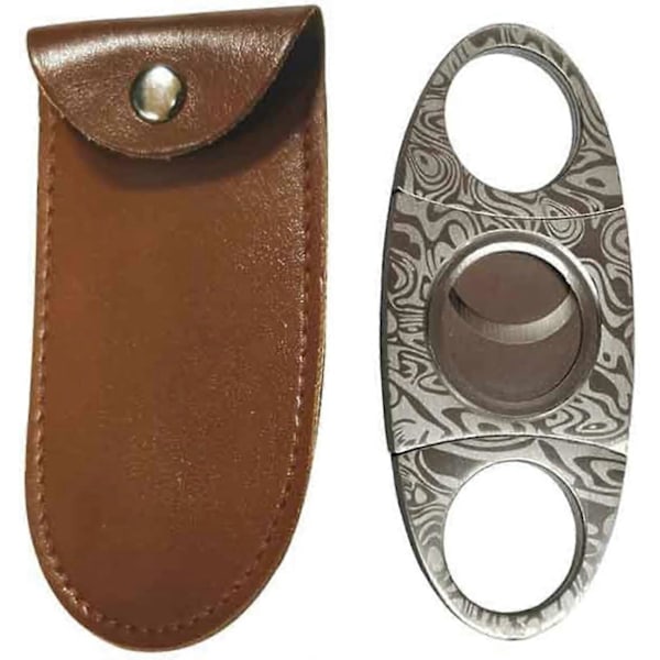 Udskiftningsblad til cigar cutter i Damaskusstål