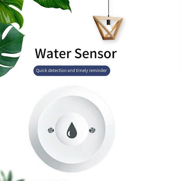 ZigBee TUYA Smart Vannlekkasjedetektor, Flomsensor, Fjernovervåking Via Tuya Zigbee Gateway, Vann