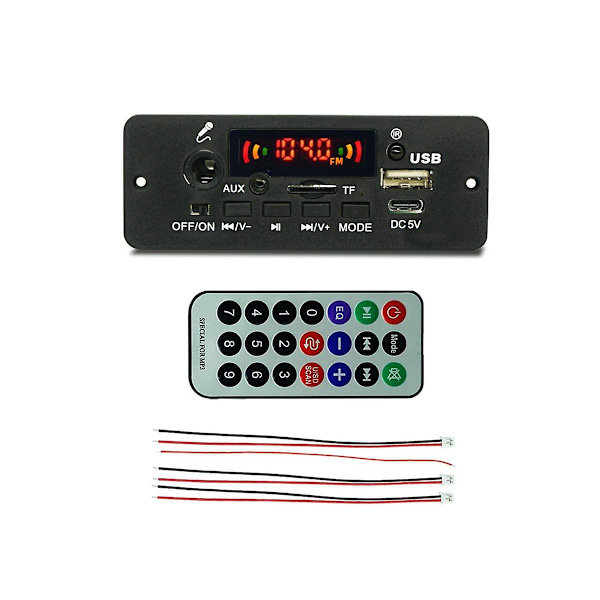 Bluetooth-yhteensopiva audio dekooderi vahvistin JQ-D129BT-A 2X5W musiikkisoitin lisävaruste MP3 WMA