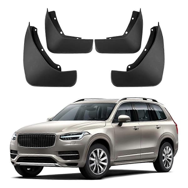 4 stk. Bil For+Bag Hjulklapper Beskyttelse til XC90 2015-2023 Stænklapper Mudguards