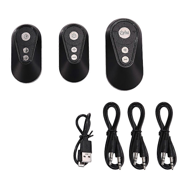 Bluetooth 5.4 Trådløs Sender Mottaker Adapter LC3 Audio Auracast Bluetooth 5.4 Adapter for Hodetelefon TV Bil