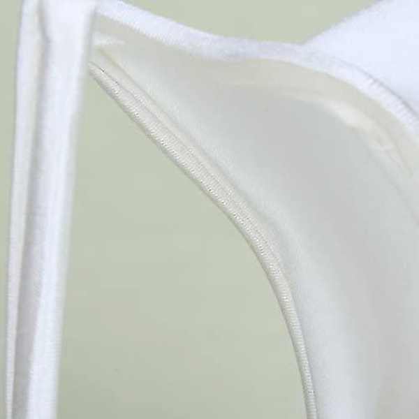 2-pack Herr Elastisk C-string Tanga Underkläder Osynliga Trosor Vit Svart 2025th