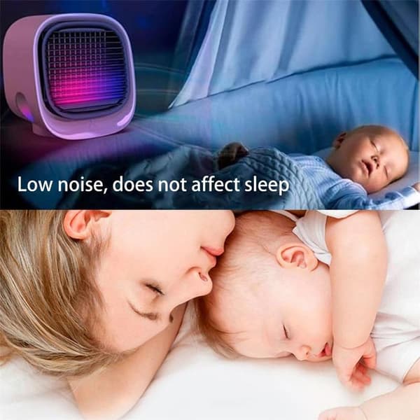 Mobile Air Conditioner, Portable, Adjustable, Black, For Home Use, Mini Air Conditioner, Mini Personal Air Cooler, 3 Adjustable Speeds