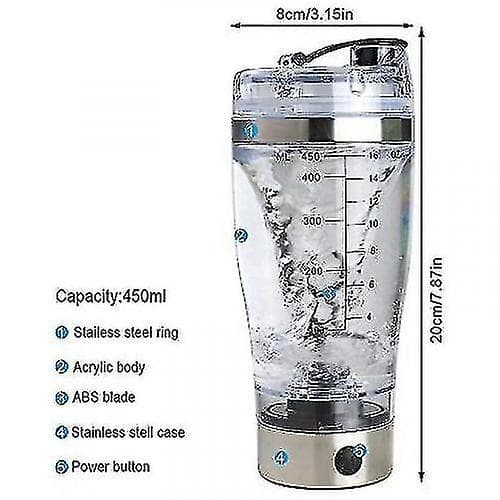 Elektrisk Proteinshaker Proteinshaker Mixer Proteinshaker, 450 ml