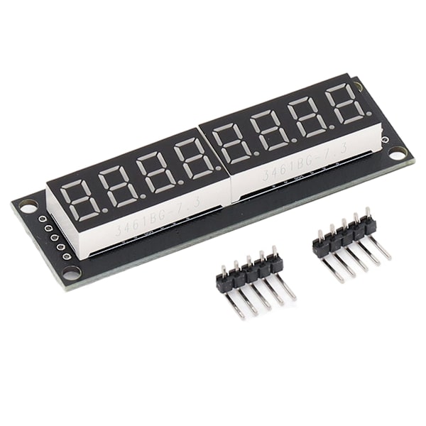 8 Bit 0.36in LED Digital Display Tube - Grønt Lys 7 Segment LED Ur Modul