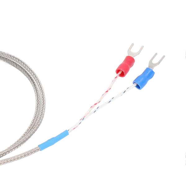 K-typ termoelement 200 mm sond Snabb responstid Brett mätintervall Temperatursensor 2 m/78,7 tum
