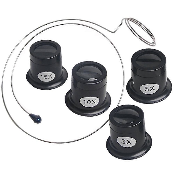 1 Set Pannband Förstoringsglas Robust Klocklupp Förstoringsglas Juvelerare Lupp Verktyg