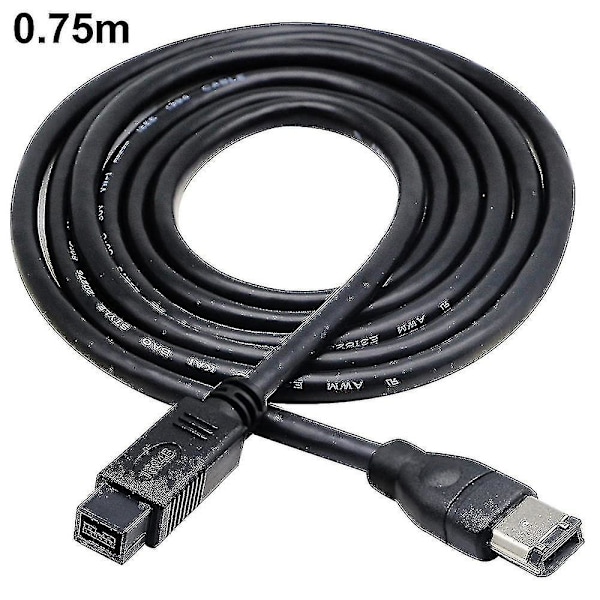 IEEE 1394 Firewire 800 - Firewire 400 -kaapeli, 9-nastainen/6-nastainen uros/uros