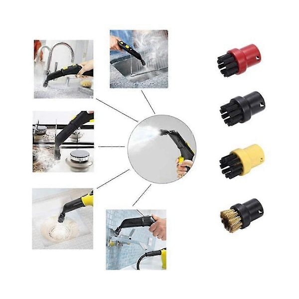 Karcher Easyfix SC2 SC3 SC4 SC5 -mopin ja ikkunasuuttimen varaosat ja pyöreä harja