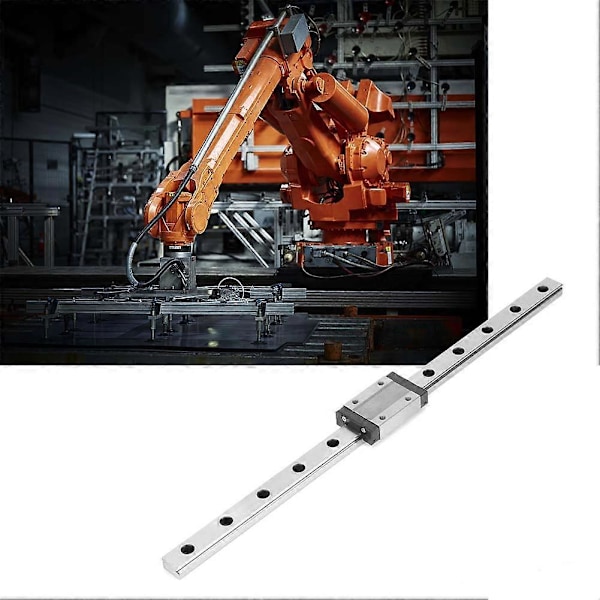 MGN12H Musta Pienikokoinen Lineaarinen Johteen Kisko 12mm Leveys Liukukappale (300mm)