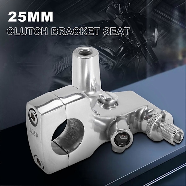 25mm 1 tomme Motorsykkel Clutch Hendel Feste Holder for Honda Shadow 600 VT750 Sølv Aluminium Legering