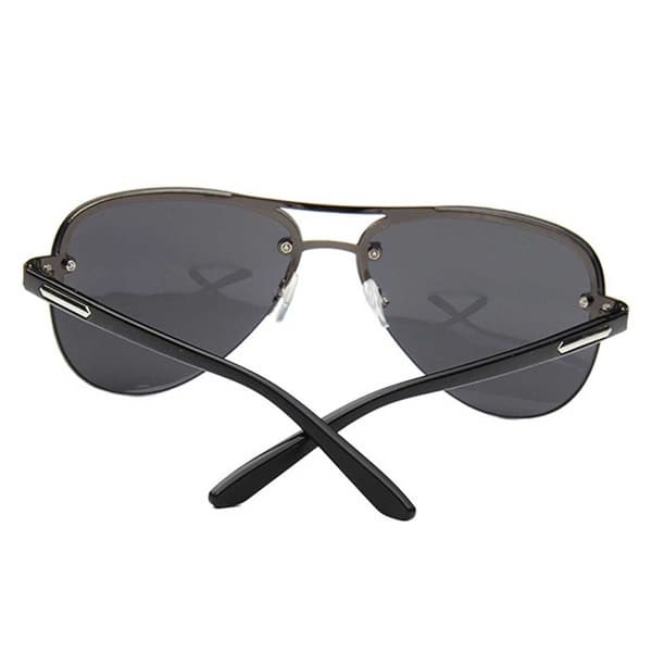 Runde Sorte Solbriller Retro Cateye
