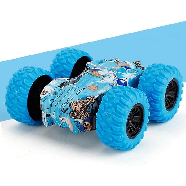 Inertia Kaksipuolinen Stunt Graffiti Auto Lelu Vedä Takaisin Auto 180 Asteen Pyörimis Stunt Auto Lapsen Syntymäpäivä