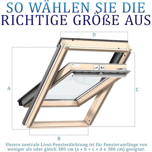 Vindusisolering, Sentralt Pivot, Isoleringssett