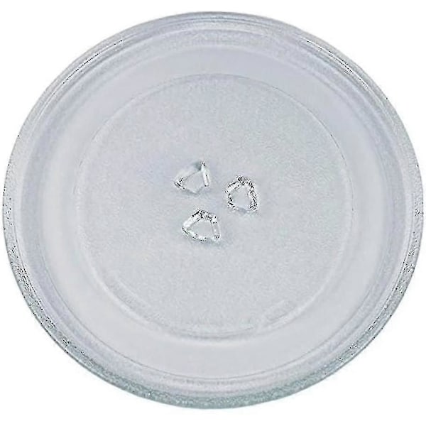 Universaali mikroaaltouunin kiertolevy lasista, 3 kiinnityspisteellä, 245 mm