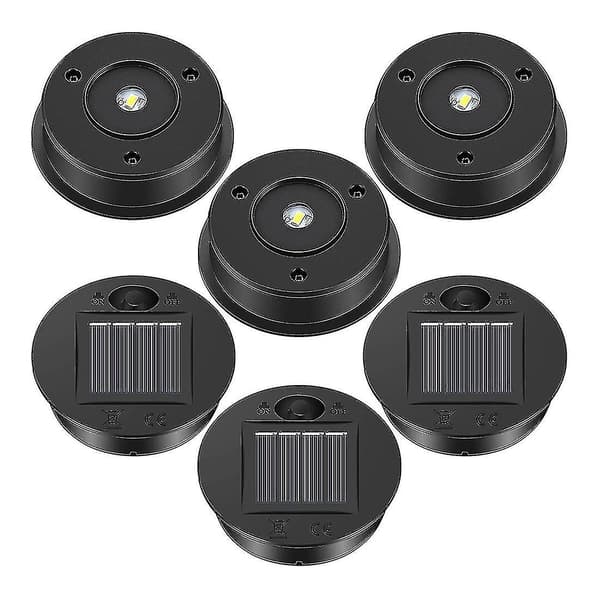 7 LED Solcellepanel Lykt Lokk Lys 6 stk Erstatningstopper for Solcellelykt Deler