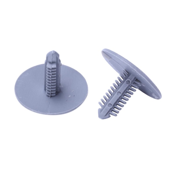 20 st grå plastmatta mot fordonssplaschmodellklämmor 7 mm x 16 mm x 24 mm