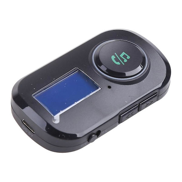 Bluetooth-kompatibel 5.0 Mottaker Sender 2 I 1 Digital Skjerm Bilsett