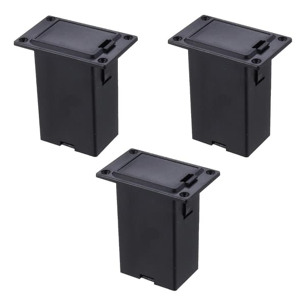 3 st Pickup Batterilåda 9v Gitarr och Bas Aktiv Pickup Batterifodralhållare