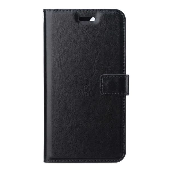 Galaxy S20 Wallet Case Black Leather Skin Case
